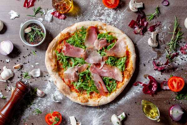 Pizza Crudo e Rucola Extra